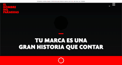 Desktop Screenshot of elhombredelparaguas.com